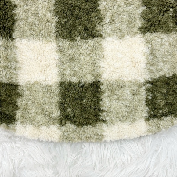 Zara Kids Toddler Fuzzy Sherpa Green Long Sleeves Button Down Jacket Size 2-3 - Picture 11 of 14